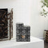 HEED DÉCORE WOODEN CANDLE HOLDER BLACK SIGNATURE
